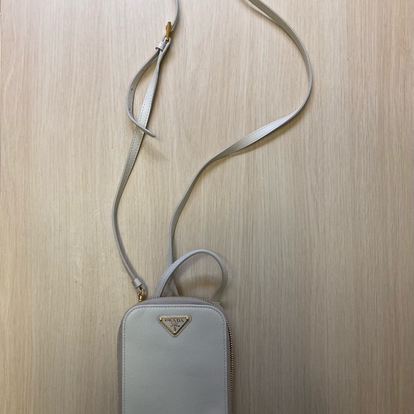 Creme/White PRADA Milano Purse with Authentication - Picture 4 of 9